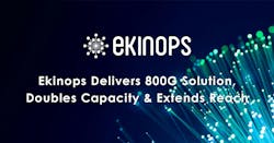 Ekinops establishes 800G position with a new pluggable module. Ekinops establishes 800G position with a new pluggable module.