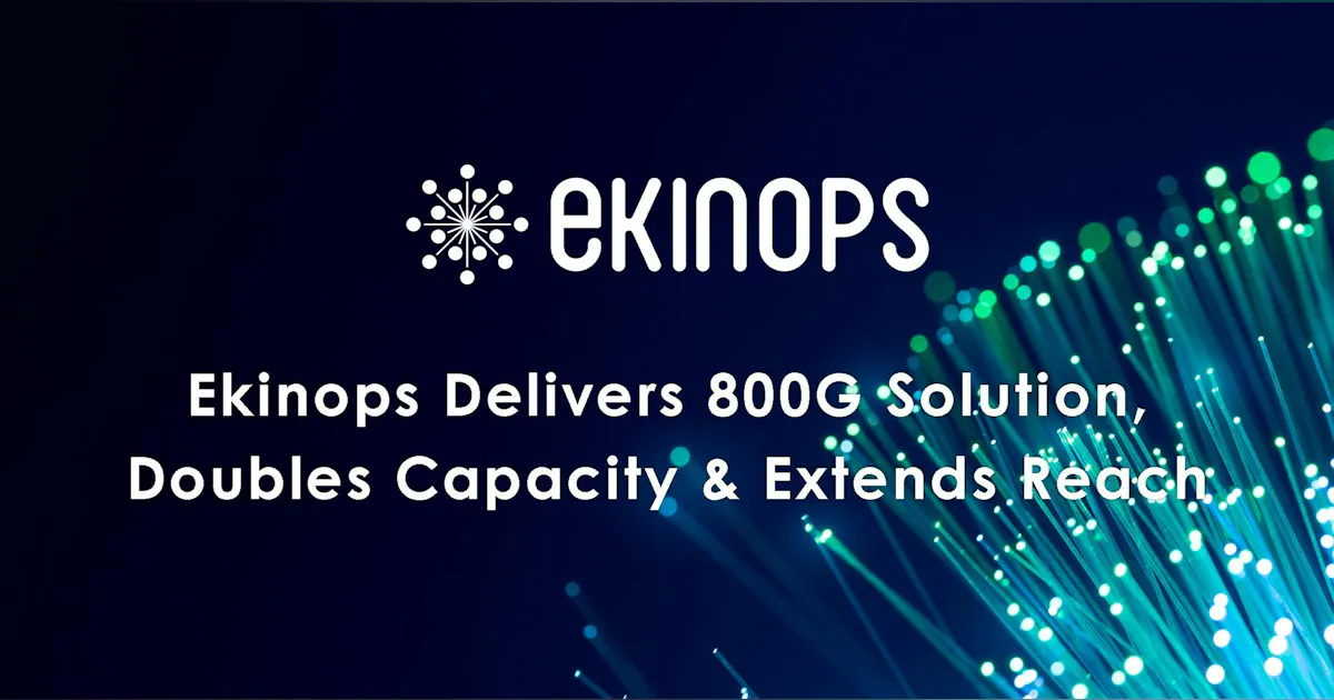 Ekinops establishes 800G position with a new pluggable module ...
