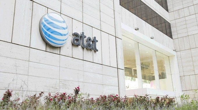 AT&T cites ongoing transition in its business wireline segment.