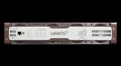 Housing up to nine modular line cards in two standard rack units, each with two independent Remote-PHY devices (RPDs) for a total of 18 RPDs, Harmonic says its CableOS Reef RPS 'delivers significantly increased density relative to existing solutions and unprecedented low power consumption.' Housing up to nine modular line cards in two standard rack units, each with two independent Remote-PHY devices (RPDs) for a total of 18 RPDs, Harmonic says its CableOS Reef RPS 'delivers significantly increased density relative to existing solutions and unprecedented low power consumption.'