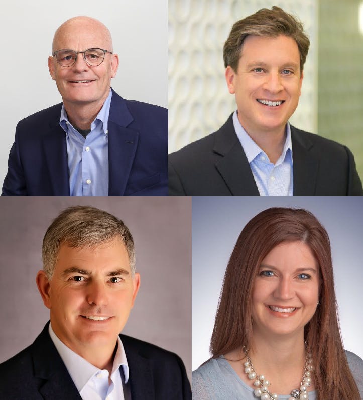 (L to R, top) Paul Cronin; Robert DiNardo (L to R, bottom) Marty Carollo; Stacey Slaughter