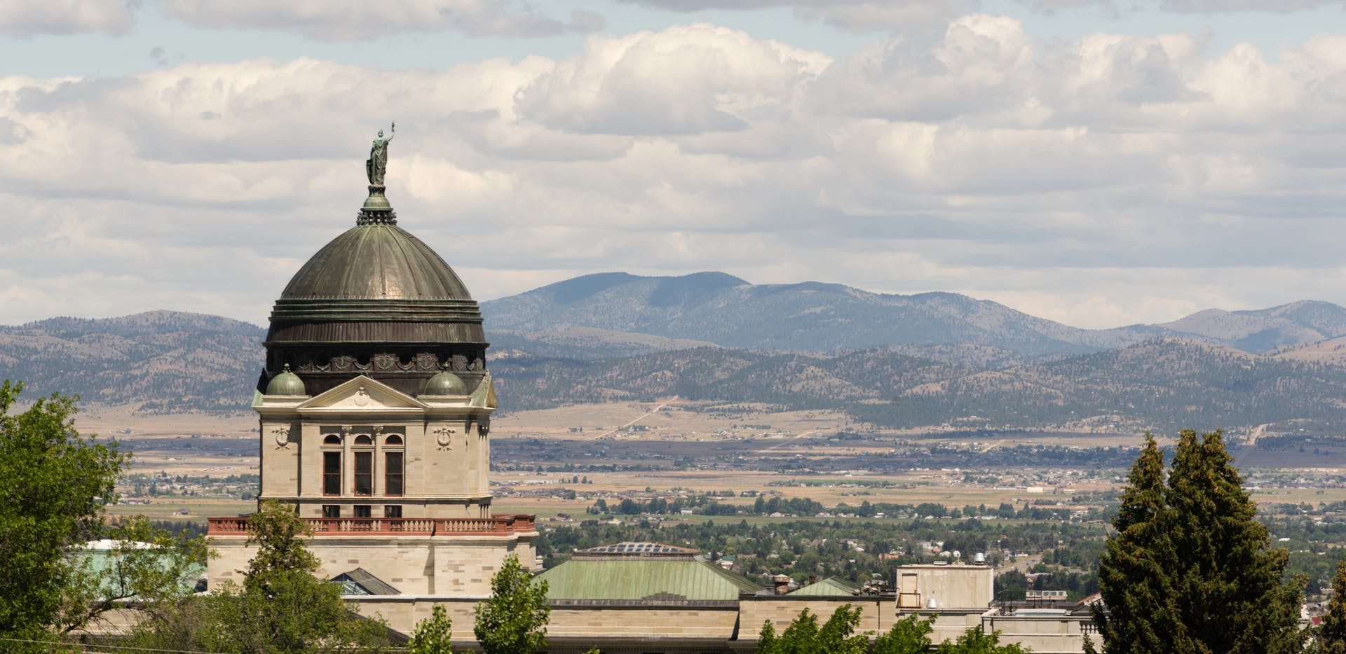 Panoramic View, Capital Dome, Helena Montana State Building