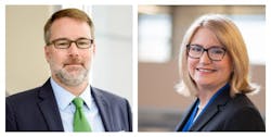 As part of a company reorganization, Ritter Communications CEO Alan Morse announced the promotion of Heath Simpson (left) to president and chief operating officer (COO), and Lexanne Horton (right) to chief financial officer (CFO). As part of a company reorganization, Ritter Communications CEO Alan Morse announced the promotion of Heath Simpson (left) to president and chief operating officer (COO), and Lexanne Horton (right) to chief financial officer (CFO).