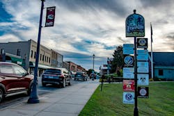 Franklin, N.C. downtown signs and banners Franklin, N.C. downtown signs and banners
