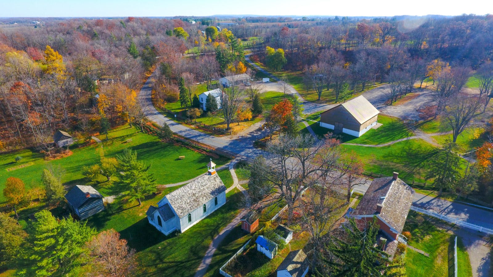 Aerial view of Ontario, Canada