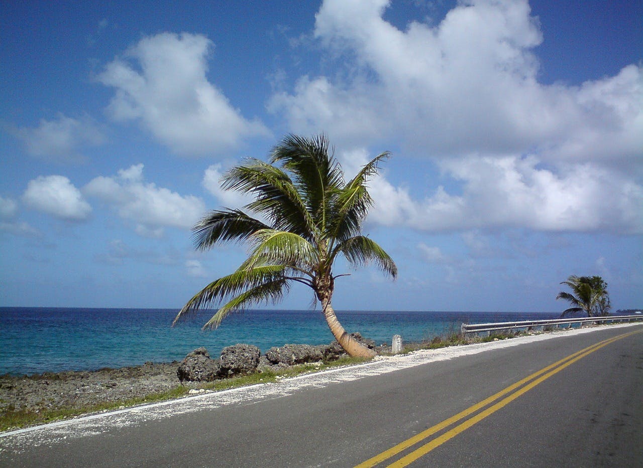Roadside in San Andr&eacute;s, Colombia.