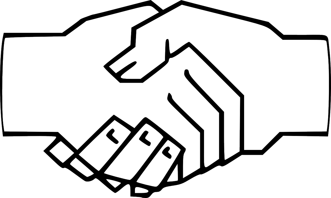 6630267027b15700084a0d1b Handshake Openclipart Vectors