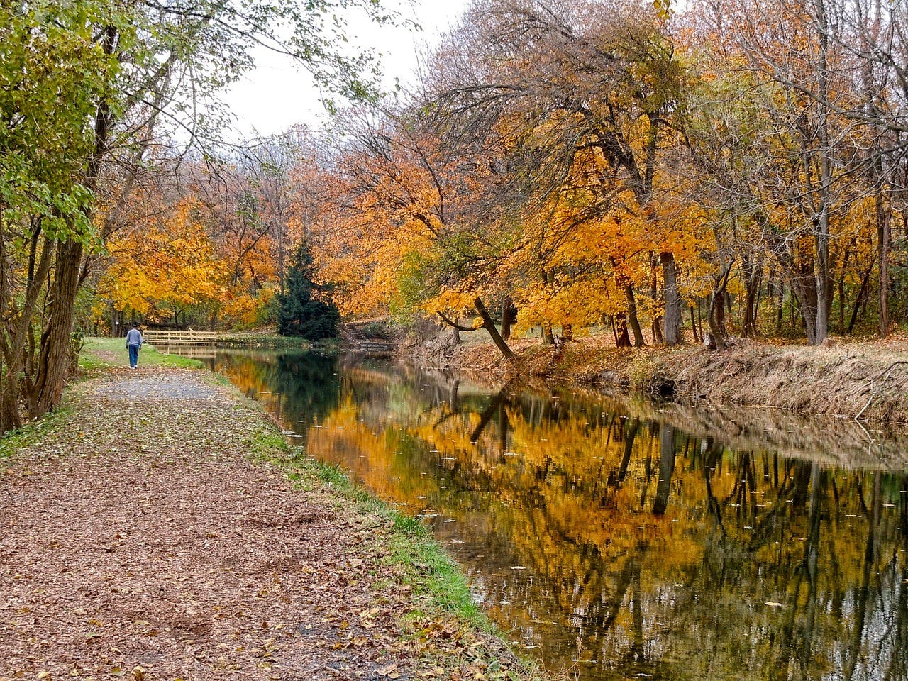 A canal in Pennsylvania.
