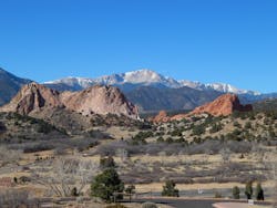 Pikes Peak in the Front Range of Colorado's Southern Rocky Mountains Pikes Peak in the Front Range of Colorado's Southern Rocky Mountains