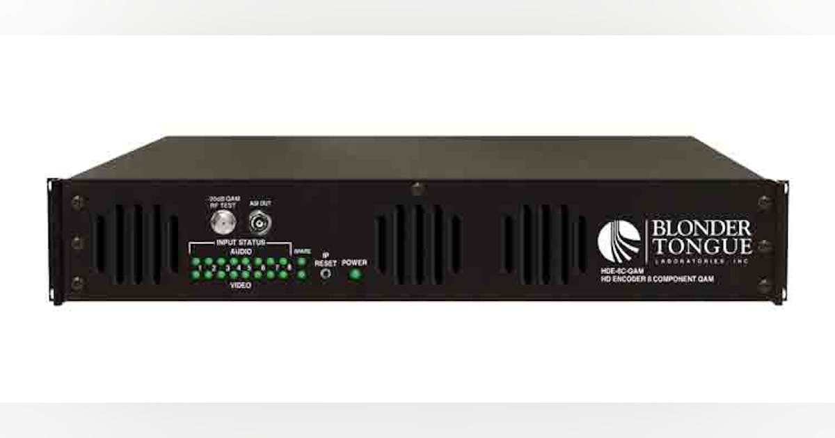 Blonder Tongue Encoder Aims at Enterprise | Lightwave