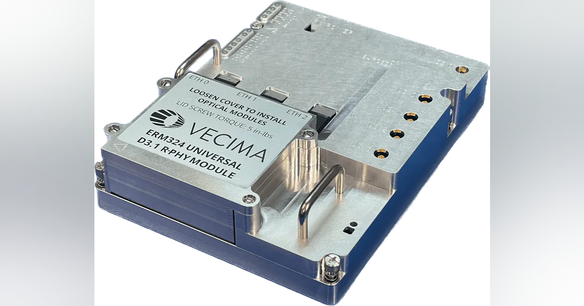 Vecima Networks: Entra ERM3 Series of Remote PHY Devices (RPDs ...