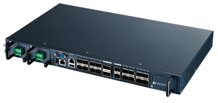 The Vecima Entra EXS1610 All-PON Shelf