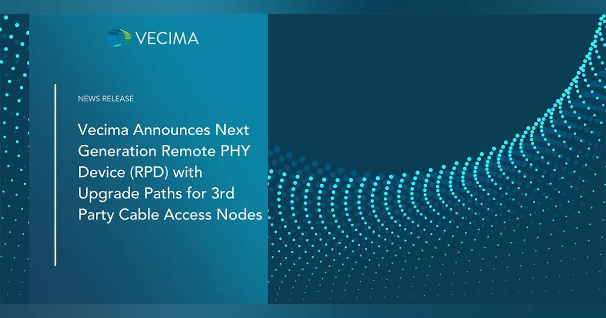 Vecima's latest Entra Remote PHY module supports 3rd-party cable access ...