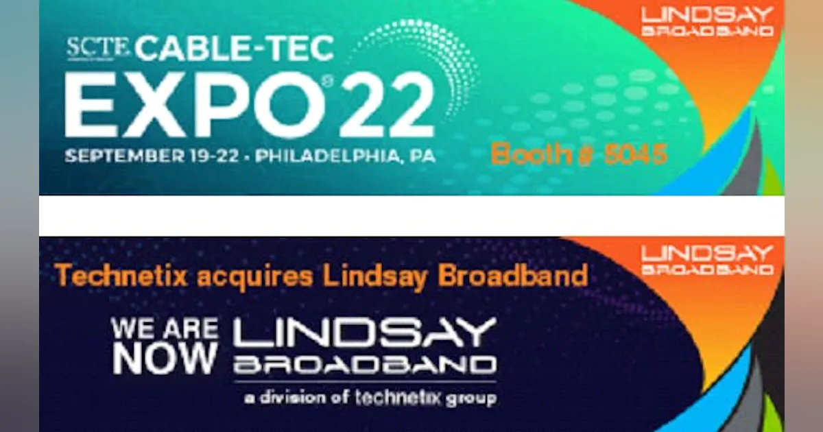 Lindsay Broadband expands HFC network rebuild and fiber deep product ...