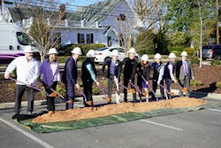 Lumos breaks ground in Clayton, N.C., celebrating the start of its construction process to build its fiber broadband network. Lumos breaks ground in Clayton, N.C., celebrating the start of its construction process to build its fiber broadband network.