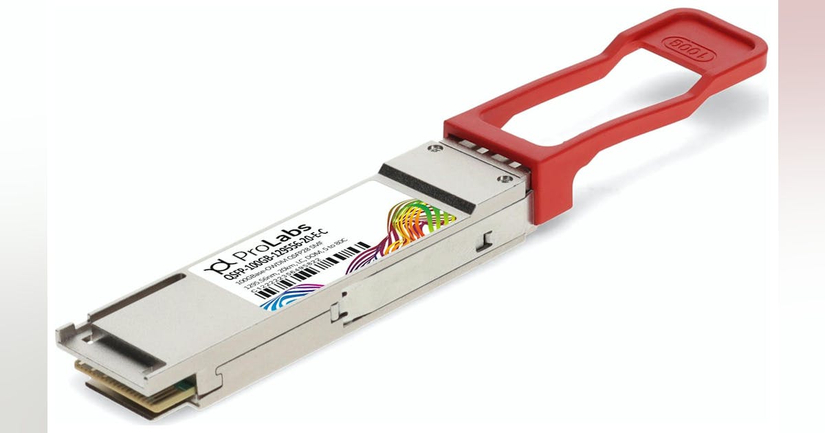ProLabs: QSFP28 O-Band WDM Transceivers | Lightwave