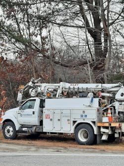 A Consolidated Communications Fidium Fiber truck parked roadside in Manchester, NH. A Consolidated Communications Fidium Fiber truck parked roadside in Manchester, NH.