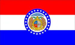 Missouri state flag Missouri state flag