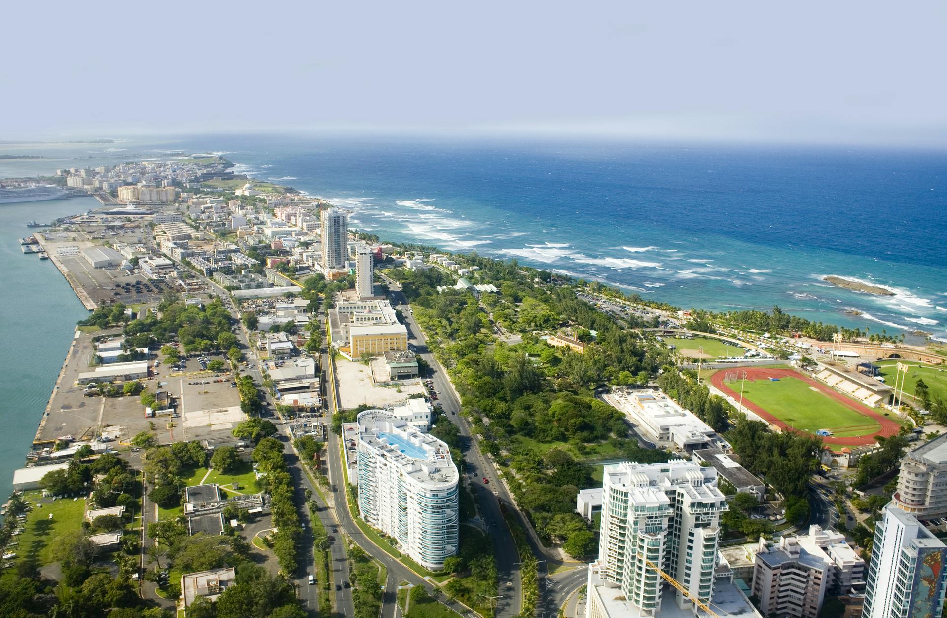 Aerial view of Northeast Puerto Rico