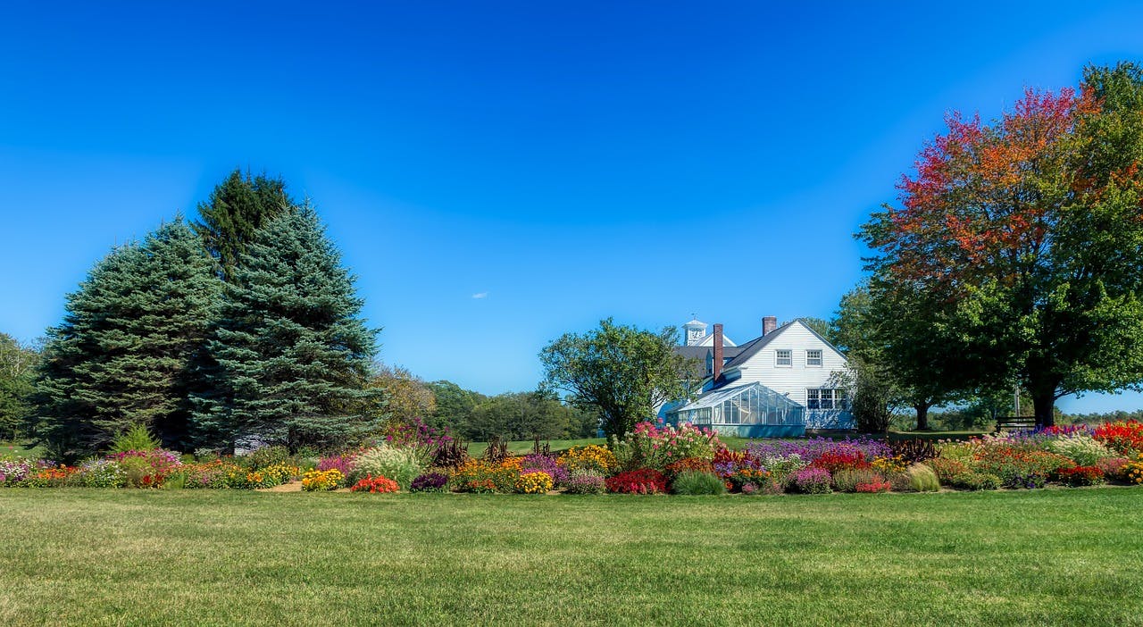 Rural Maine landscape.
