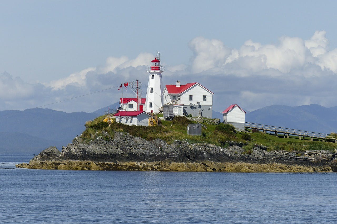 Lighthouse, Green Island, British Columbia, Canada