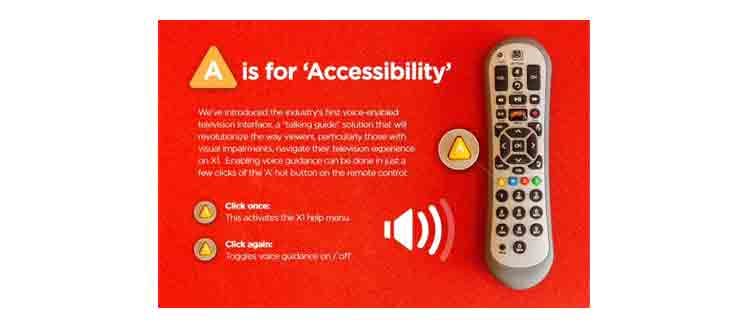 Comcast X1 voice control