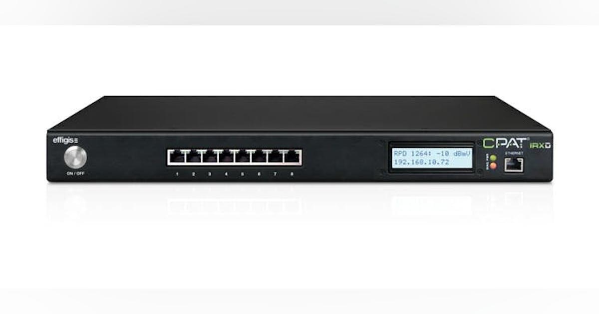 EFFIGIS IRXD Ingress Detection Receiver in DAA/RPHY architecture, 4.0 ...