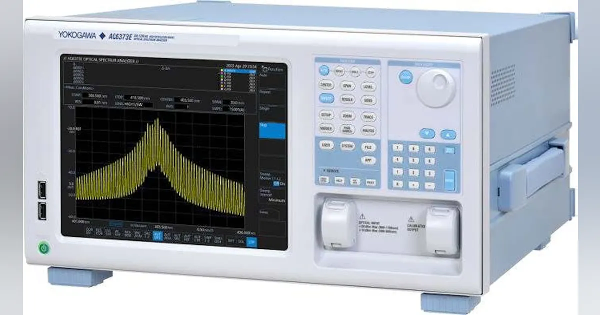 AQ6373E Visible Wavelength Optical Spectrum Analyzer 350 - 1200 nm ...