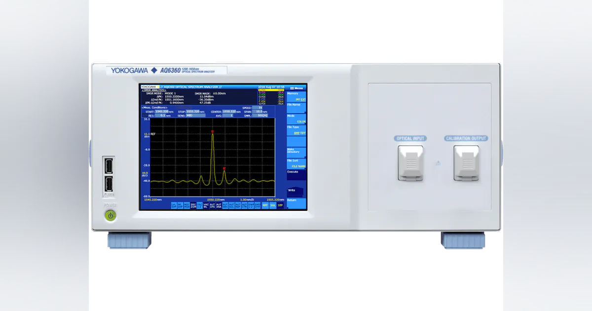 AQ6360 Telecom Production Optical Spectrum Analyzer 1200 - 1650 nm and ...