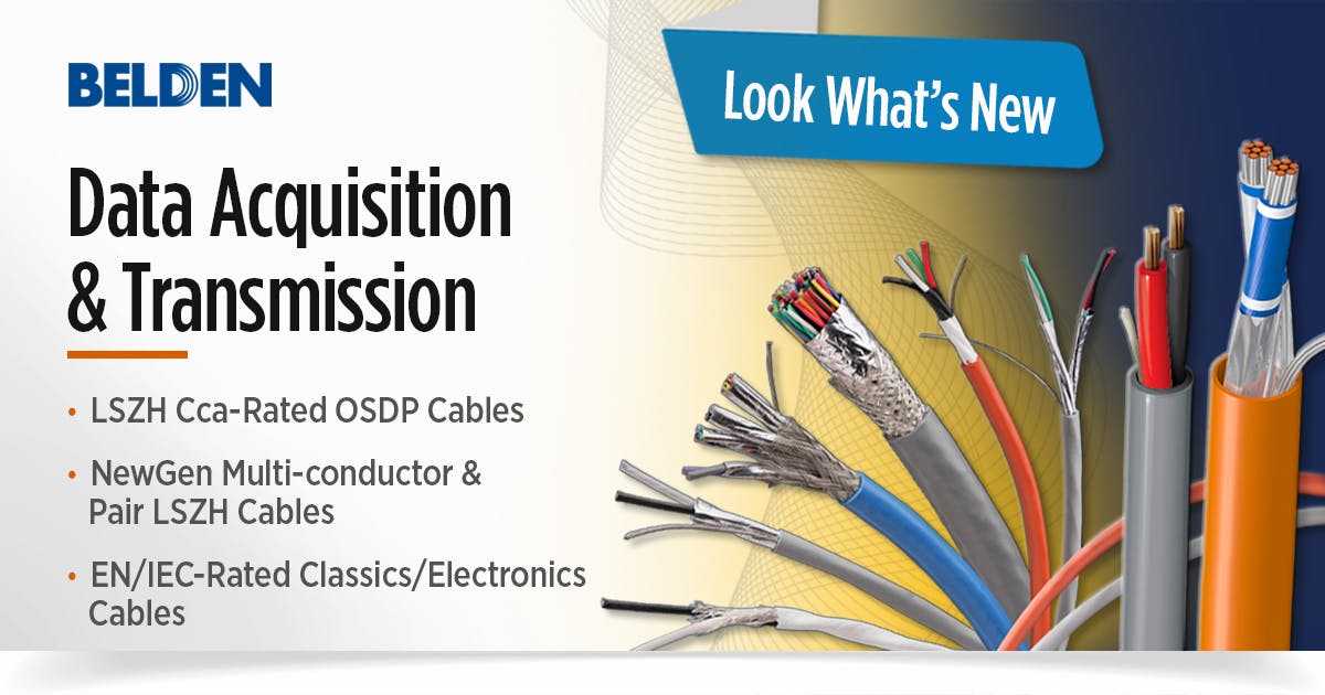Belden Data Acquisition and Transmission