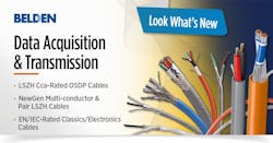 Belden Data Acquisition and Transmission Belden Data Acquisition and Transmission