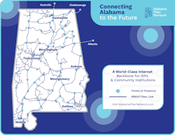 Alabama Fiber Network has completed the first phase of its statewide network build. Alabama Fiber Network has completed the first phase of its statewide network build.