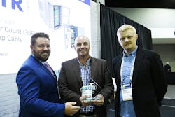 CommScope — All-In-One Cabinet JUDGE’S COMMENT: “By enabling placement up to 100 km from the headend, the AIO cabinet supports extending FTTH network reach into rural areas, reducing the need for multiple cabinets.” CommScope — All-In-One Cabinet JUDGE’S COMMENT: “By enabling placement up to 100 km from the headend, the AIO cabinet supports extending FTTH network reach into rural areas, reducing the need for multiple cabinets.”