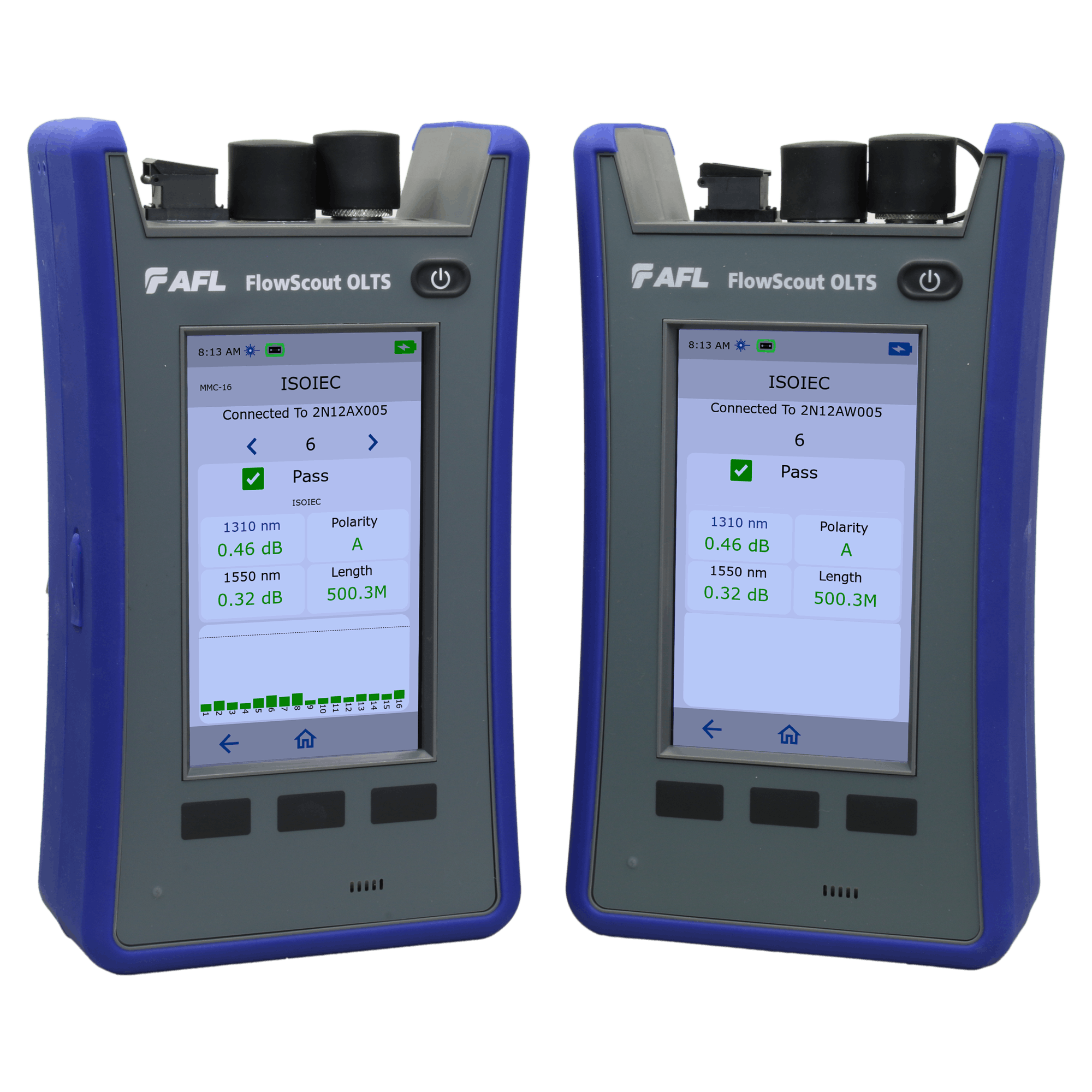 AFL's new FlowScout&circledR; MPO OLTS, a 16-fiber MPO Tier I Certifier for data center operators.