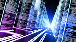Data storage cyber concept abstract.