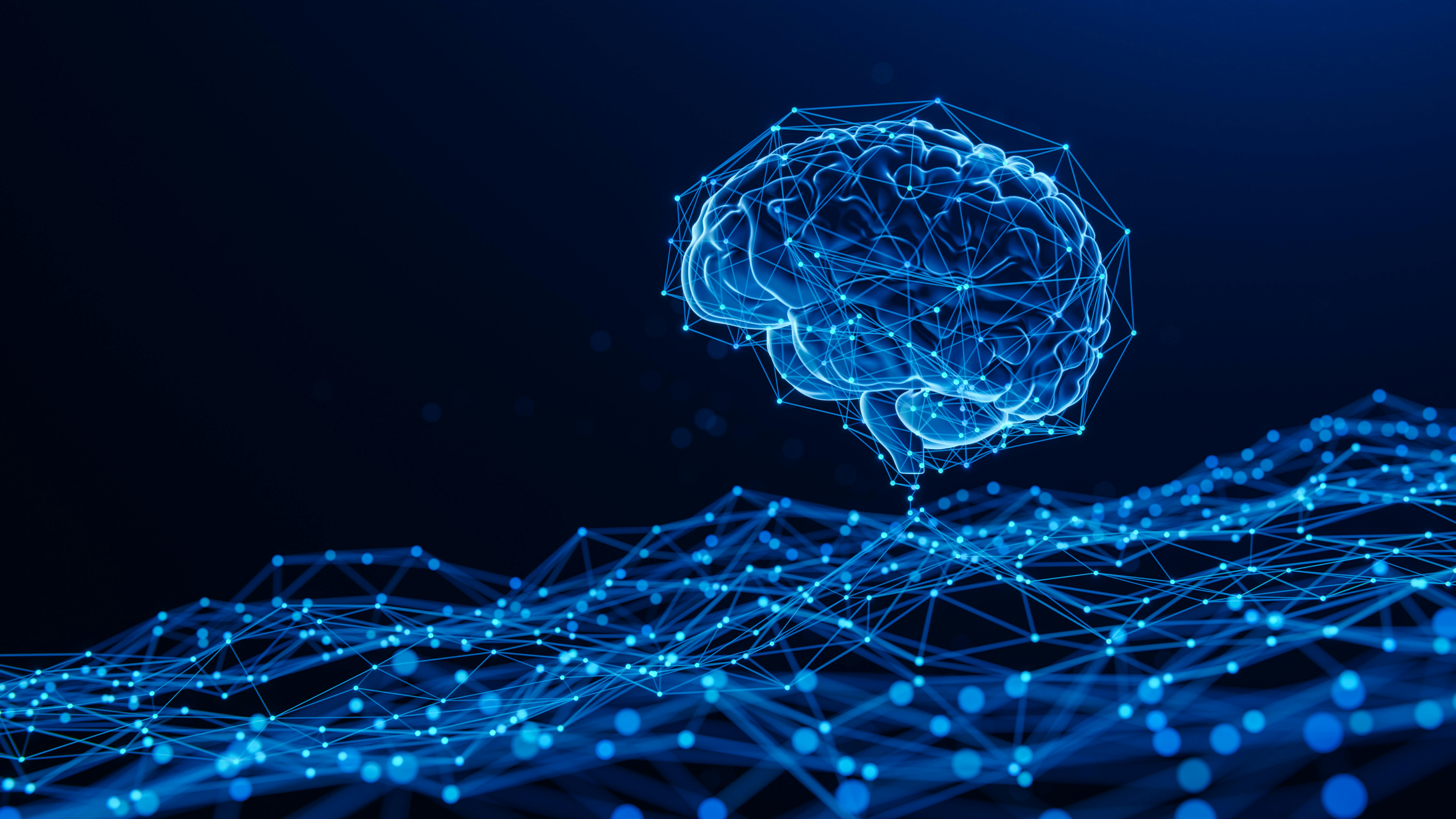 Digital brain concept.