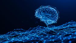 Digital brain concept. Digital brain concept.