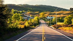 Rural Route #2 heading North from Parrsboro, Nova Scotia. Rural Route #2 heading North from Parrsboro, Nova Scotia.