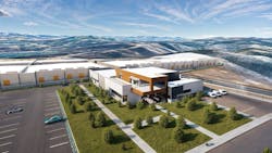 Rendering of Prometheus Hyperscale flagship Data Center in Evanston, Wyoming. Rendering of Prometheus Hyperscale flagship Data Center in Evanston, Wyoming.