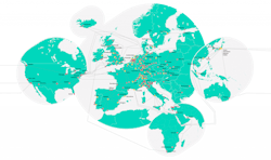 Colt's IQ fiber Network reach. Colt's IQ fiber Network reach.