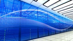 Abstract server room. Abstract server room.