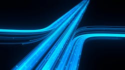 Abstract flowing data. Abstract flowing data.