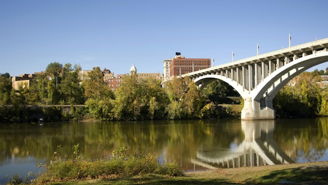 Monongahela River, Fairmont, West Virginia.