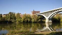 Monongahela River, Fairmont, West Virginia. Monongahela River, Fairmont, West Virginia.