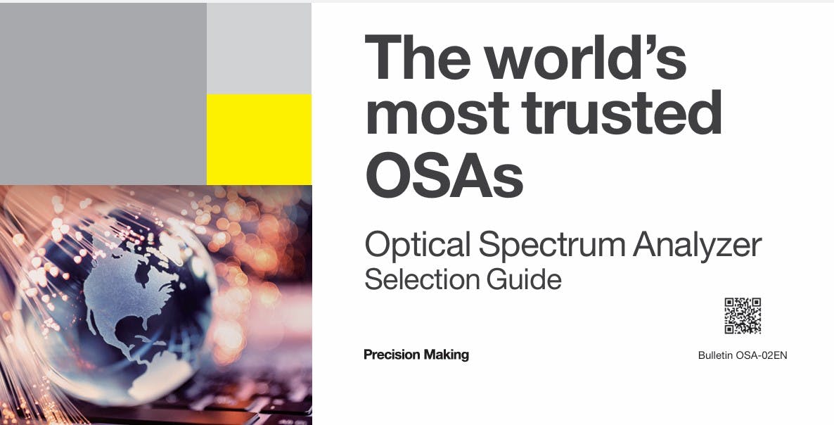 Optical Spectrum Analyzer Selection Guide