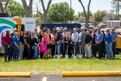 Members of the Fort Bend County and North Fort Bend County Chambers of Commerce joined Windstream/Kinetic officials to break ground on a project that will connect more than 22,000 households to fiber internet. Members of the Fort Bend County and North Fort Bend County Chambers of Commerce joined Windstream/Kinetic officials to break ground on a project that will connect more than 22,000 households to fiber internet.