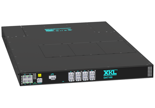 XKL's DAT 100 platform offers a compact solution to bridge the gap between legacy devices and growing network demands.