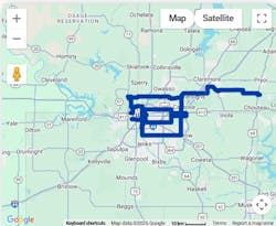Light Source Communications has added 80 miles of new fiber to its 50-mile network in Tulsa, Oklahoma. Light Source Communications has added 80 miles of new fiber to its 50-mile network in Tulsa, Oklahoma.