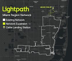 Lightpath’s Miami Network now has more than 80 route miles of AI-grade, 100% underground fiber connecting 12 area data centers. Lightpath’s Miami Network now has more than 80 route miles of AI-grade, 100% underground fiber connecting 12 area data centers.