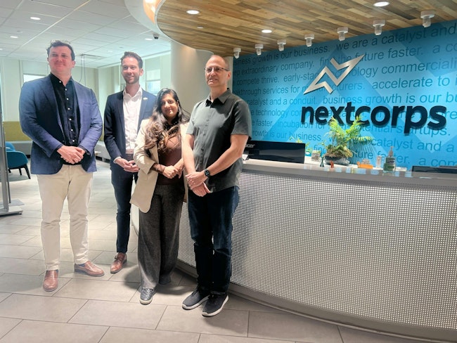 From left to right: Jorn Smeets, Photon Delta; Steffen Westerburger, Dutch Ministry of Economic Affairs; Sujatha Ramanujan, Managing Director Luminate and Chief Investment Officer, NextCorps; James Senall, President NextCorps.